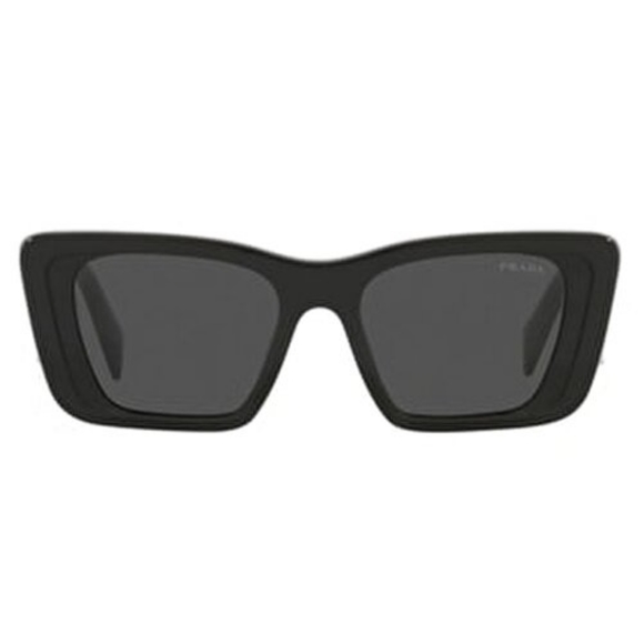 NEW PRADA PR08YS BLACK SUNGLASSES SPR 08Y 1AB5S0 PRADA BLACK EYEWEAR PR 08YS - Picture 4 of 8